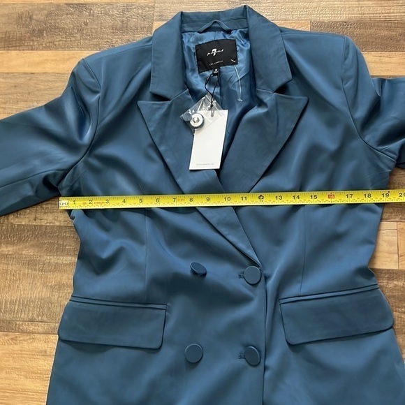 7 for all mankind blazer suit jacket size medium - Picture 8 of 13